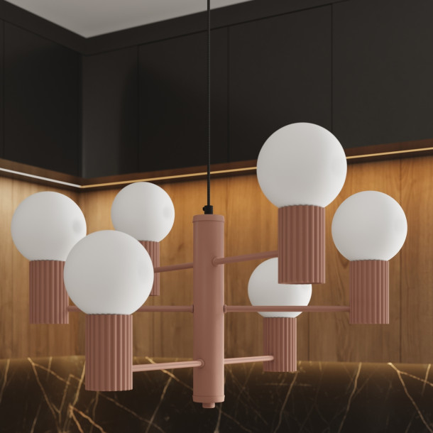 Lustre HALO 6 moka