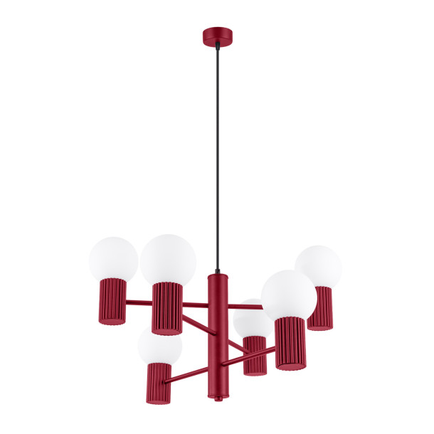 Lustre HALO 6 bordeaux