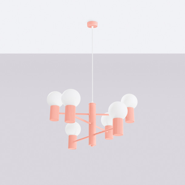 Lustre HALO 6 peach