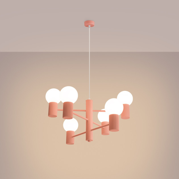 Lustre HALO 6 peach
