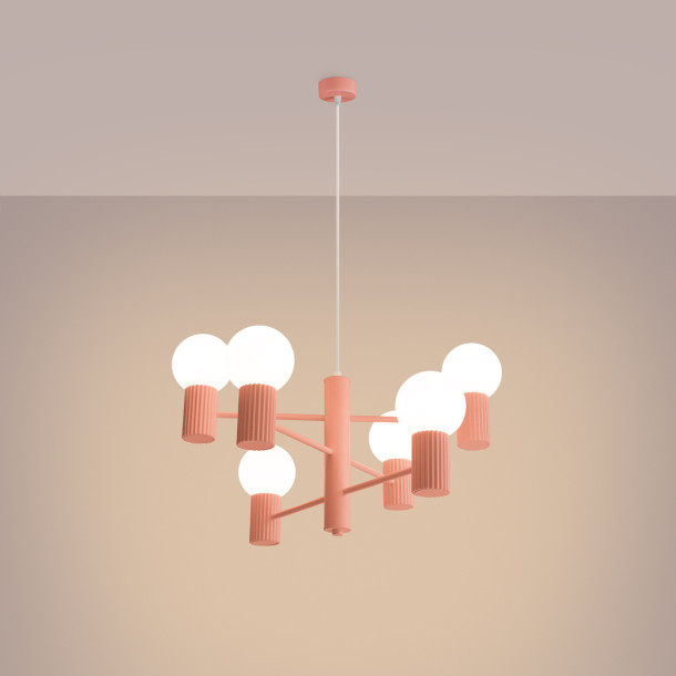 Lustre HALO 6 peach