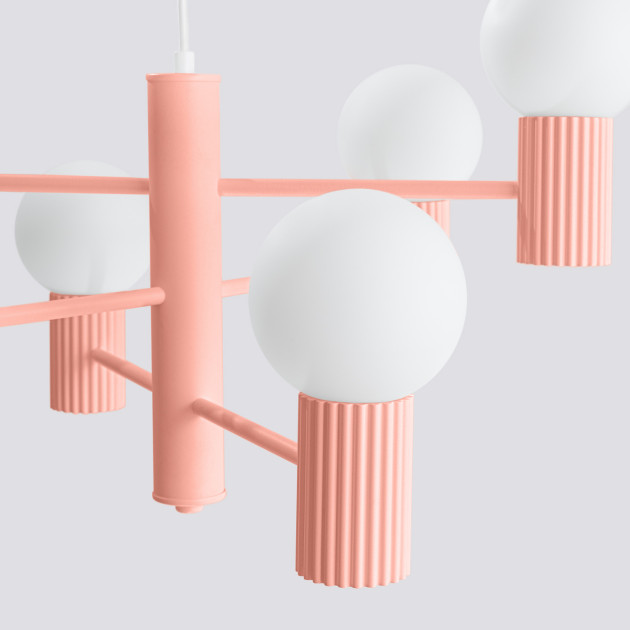 Lustre HALO 6 peach