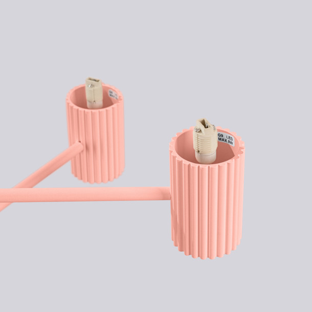 Lustre HALO 6 peach