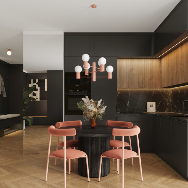 Lustre HALO 6 peach