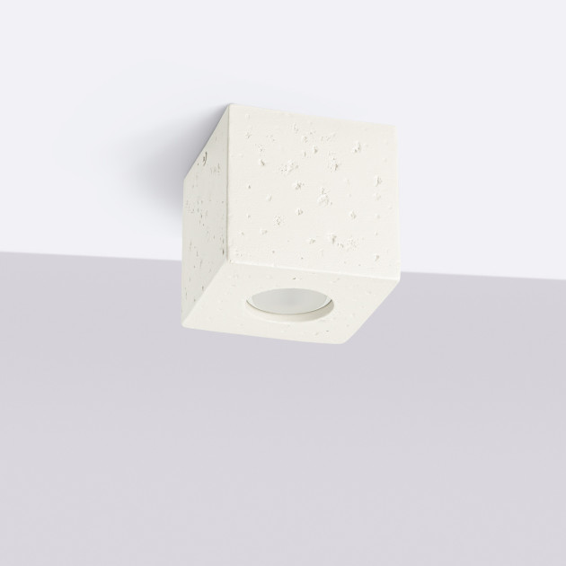 Plafonnier Elyaaeys béton beige