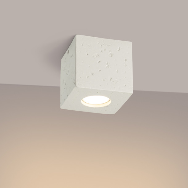 Plafonnier Elyaaeys béton beige