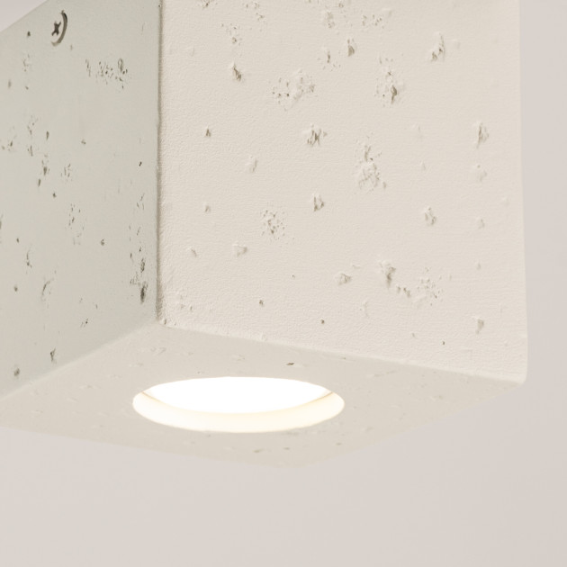 Plafonnier Elyaaeys béton beige