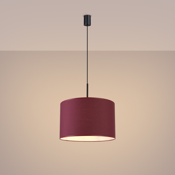 Lampe pendante NEVIA bordeaux