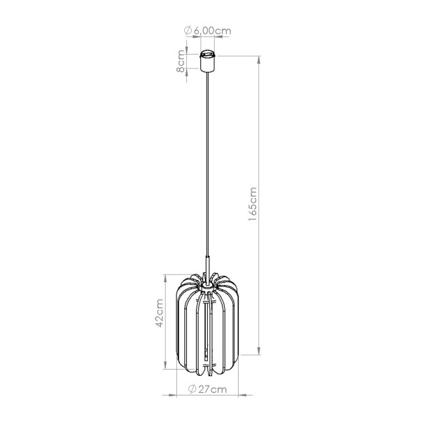 Lampe suspendue MULA 27 beige