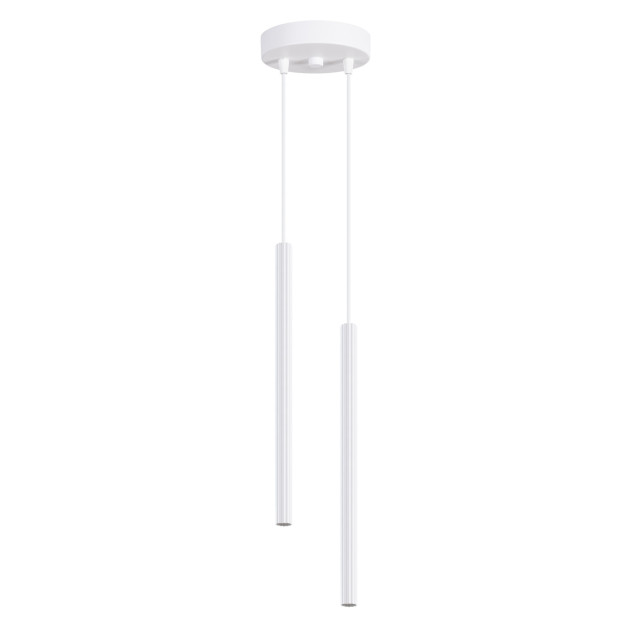 Lampe suspendue Aureyra 2P blanc