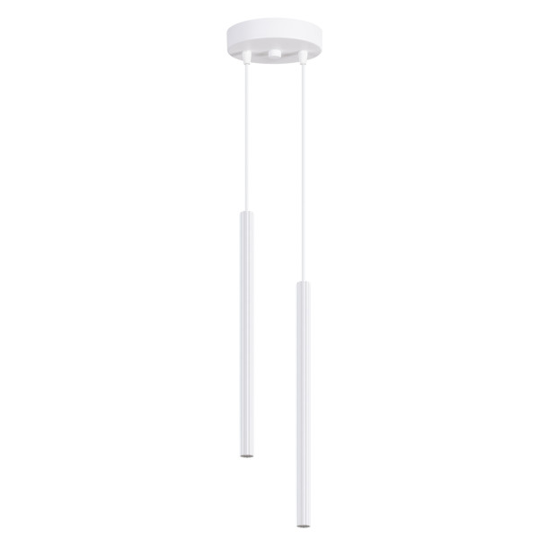 Lampe suspendue Aureyra 2P blanc