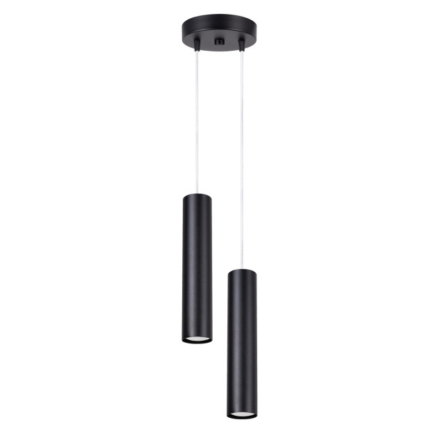 Lampe suspendue Noraaena 2P noir