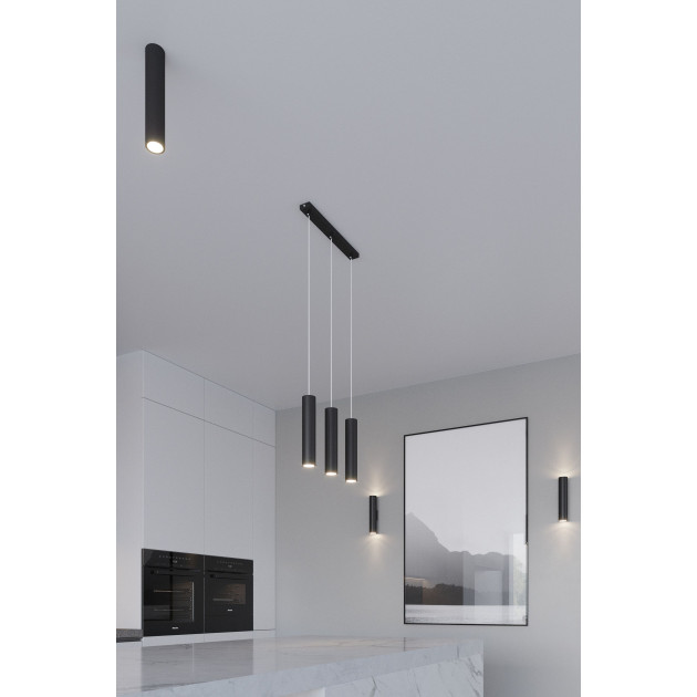 Lampe suspendue Noraaena 2P noir
