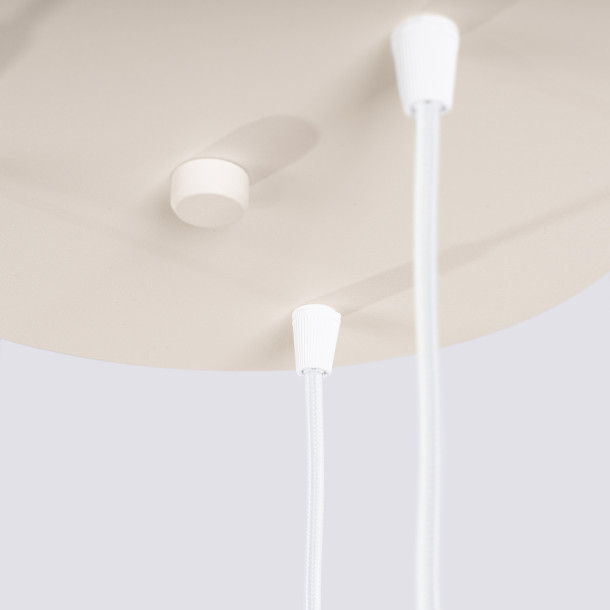Lampe suspendue ESTRIA 3P beige