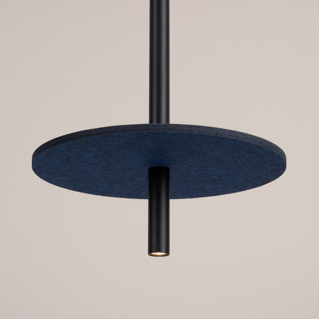 Lampe suspendue FELTRO 1 noir/marine