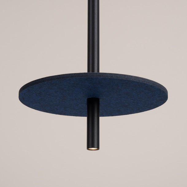 Lampe suspendue FELTRO 1 noir/marine