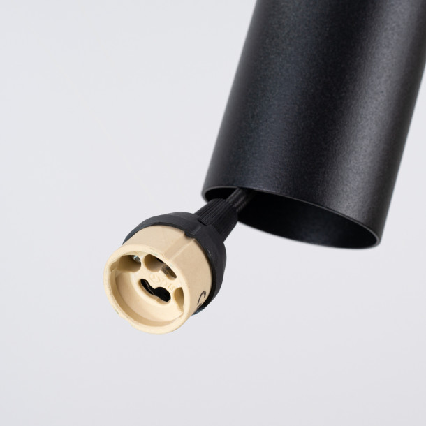Lampe suspendue PELTA 1 noir/marine