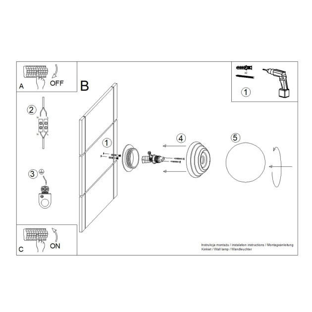 Applique ZORI beige IP44