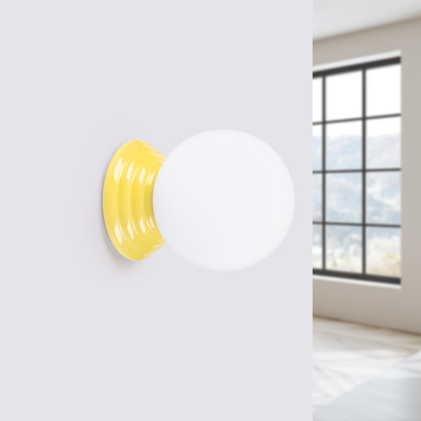 Applique ZORI jaune IP44