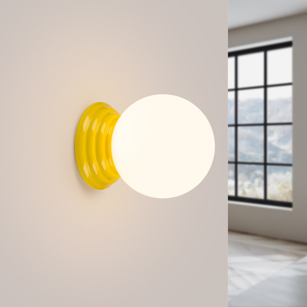 Applique ZORI jaune IP44