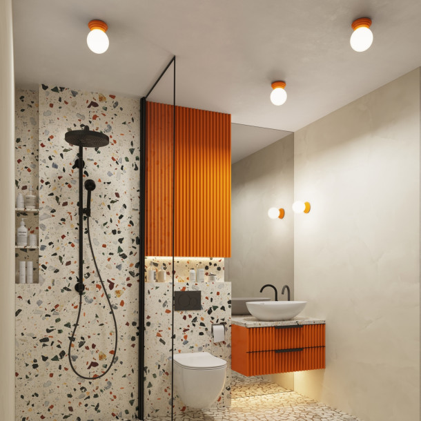 Applique ZORI orange IP44
