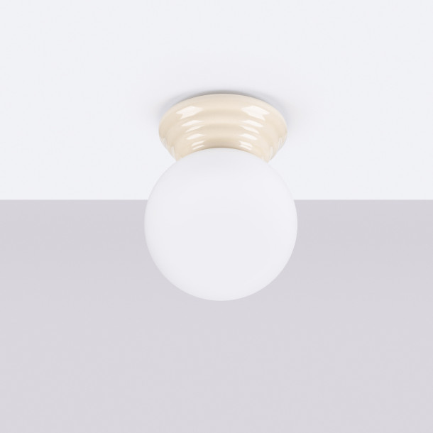 Plafonnier ZORI beige IP44