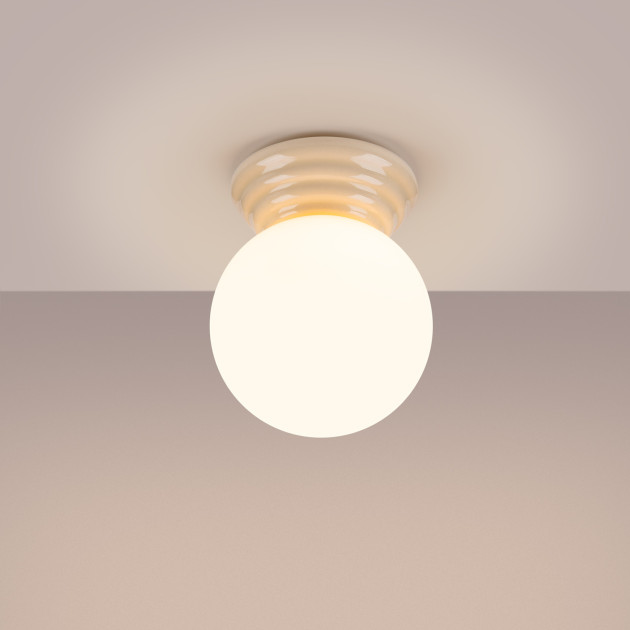 Plafonnier ZORI beige IP44