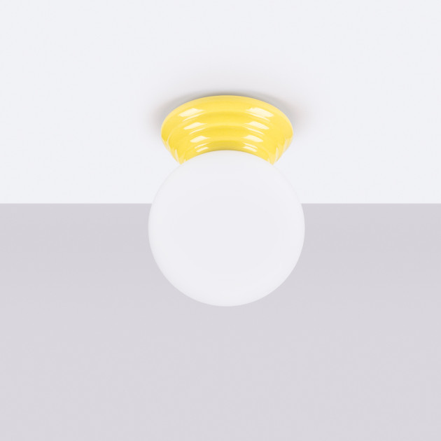 Plafonnier ZORI jaune IP44