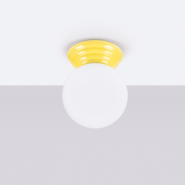 Plafonnier ZORI jaune IP44