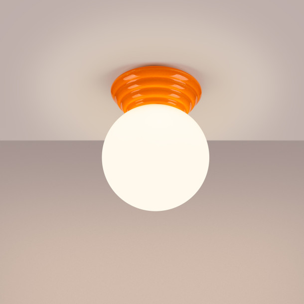 Plafonnier ZORI orange IP44