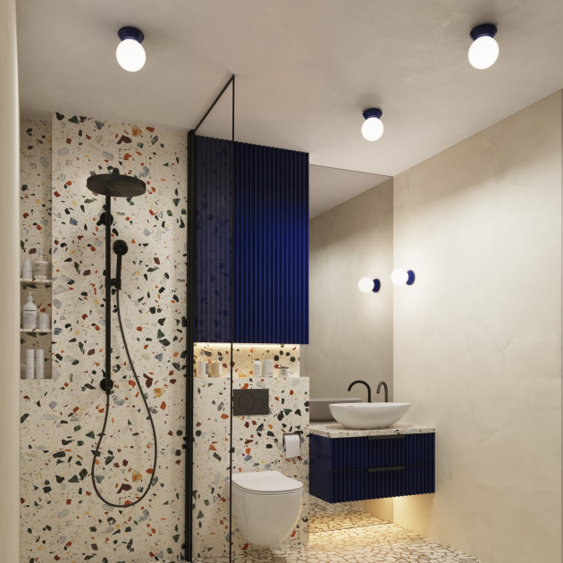 Plafonnier ZORI ultramarine IP44