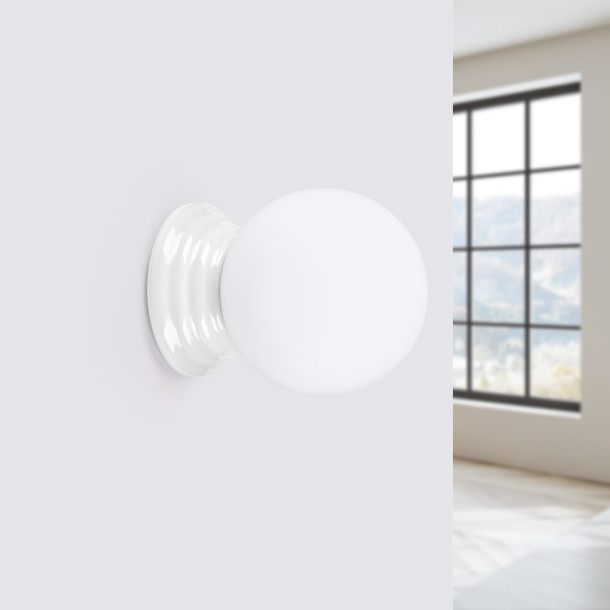 Applique ZORI blanc IP44