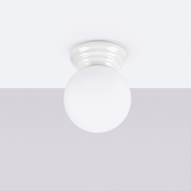 Plafonnier ZORI blanc IP44