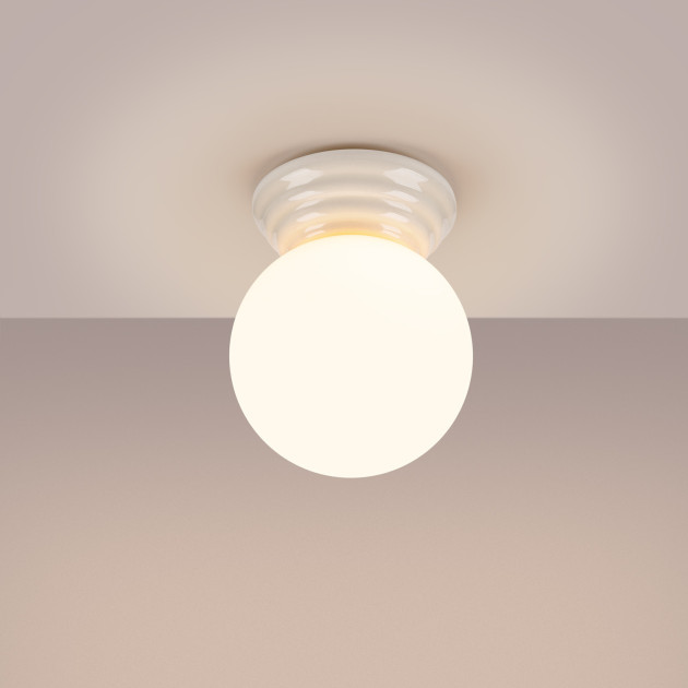 Plafonnier ZORI blanc IP44