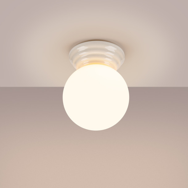Plafonnier ZORI blanc IP44