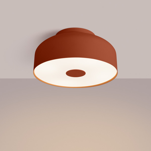 Plafonnier OMIQ rouge ocre