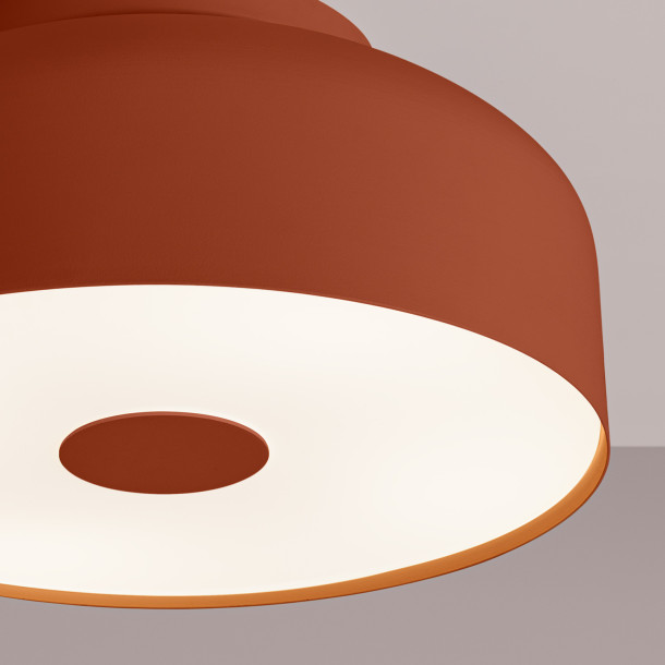 Plafonnier OMIQ rouge ocre