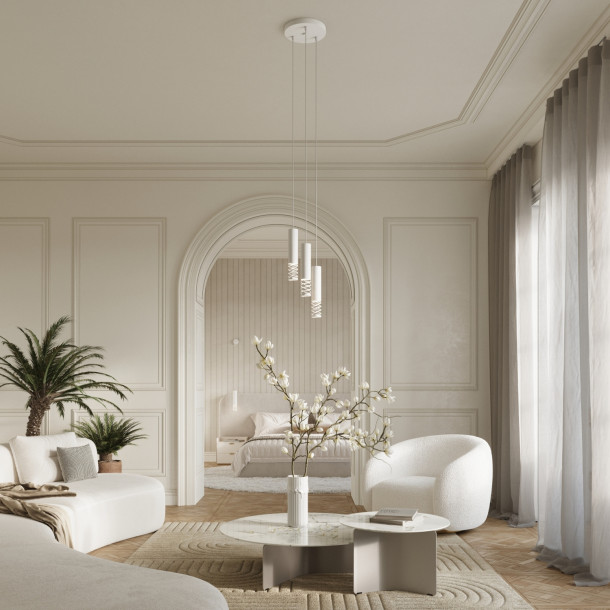 Lampe suspendue LAMI 1 blanc