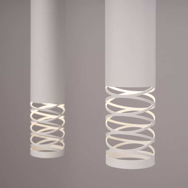 Lampe suspendue LAMI 3L blanc