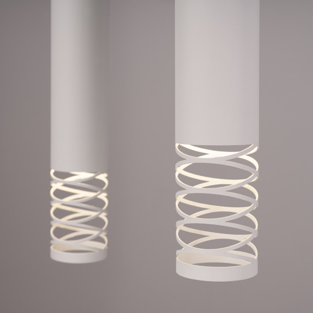 Lampe suspendue LAMI 3L blanc