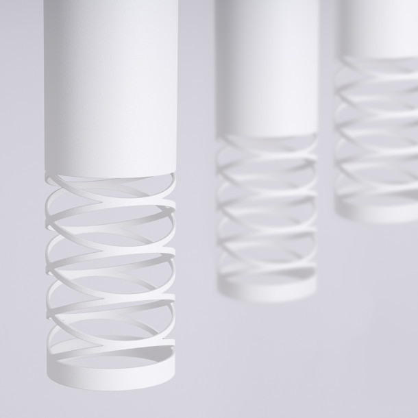 Lampe suspendue LAMI 3L blanc