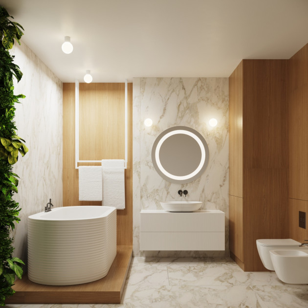 Applique HALO blanc IP44