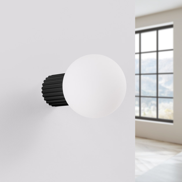 Applique HALO noir IP44