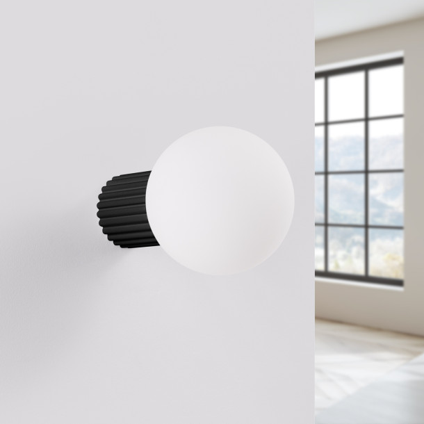 Applique HALO noir IP44