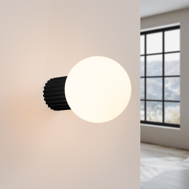 Applique HALO noir IP44