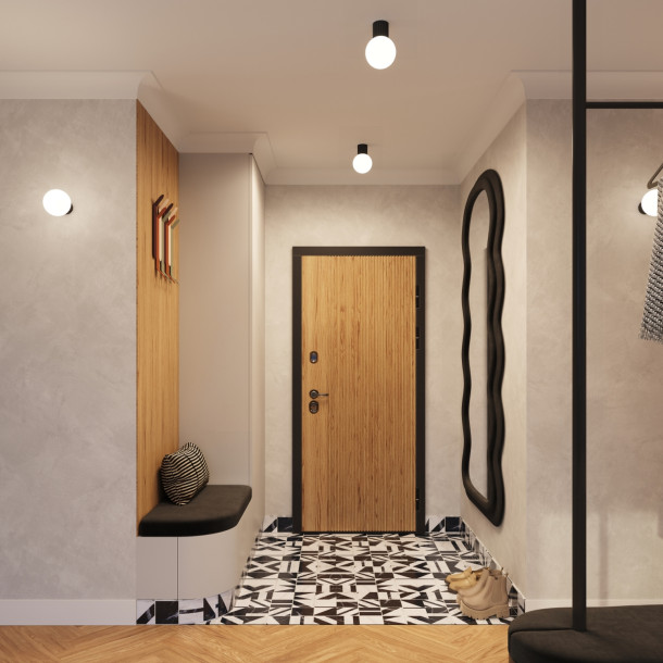 Applique HALO noir IP44