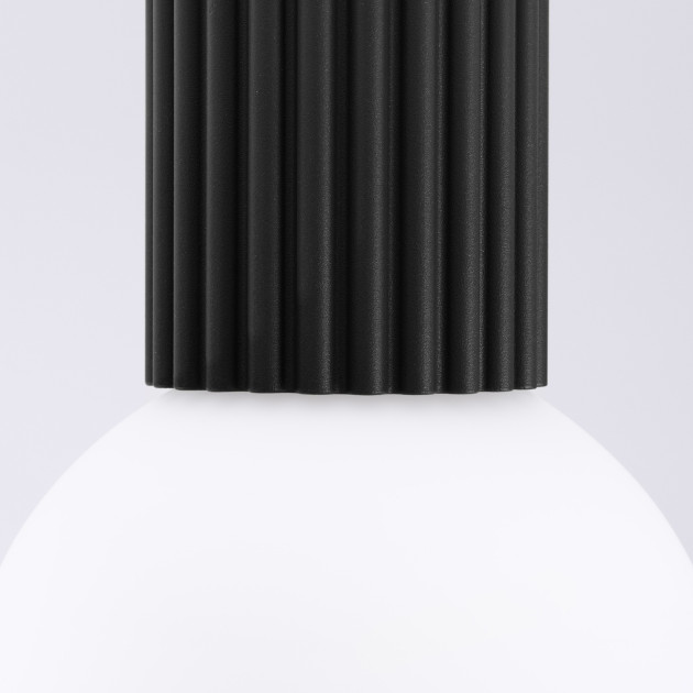 Plafonnier HALO noir IP44