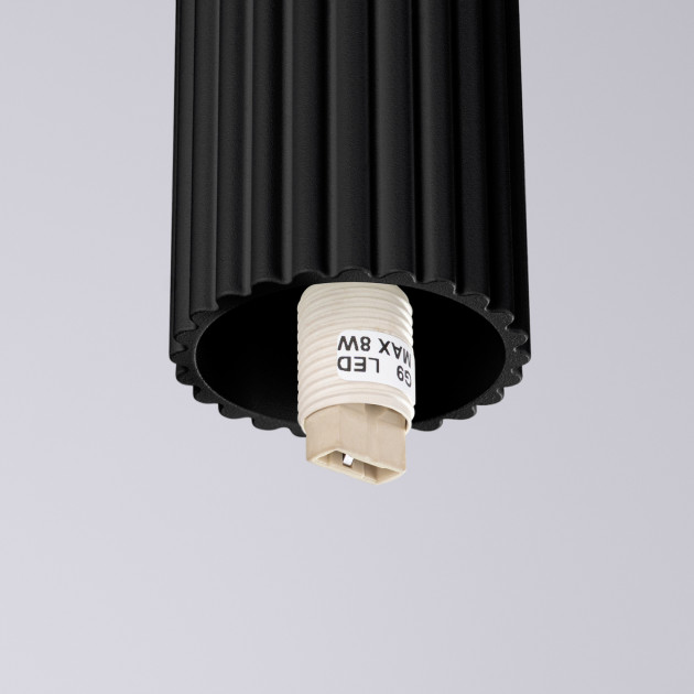 Plafonnier HALO noir IP44