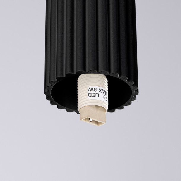 Plafonnier HALO noir IP44