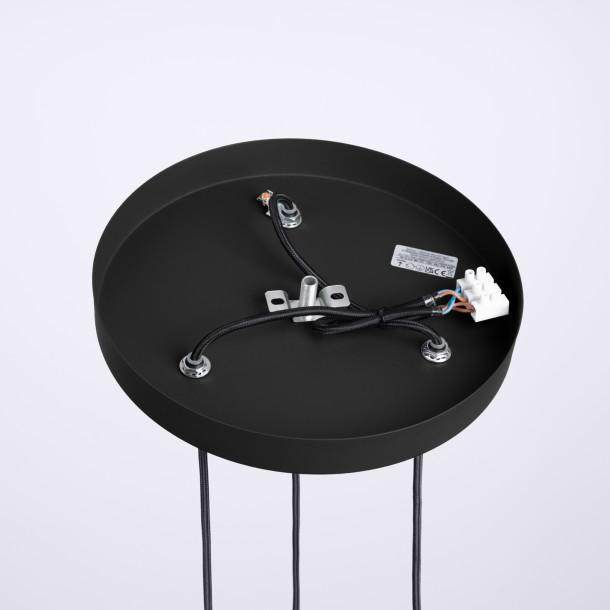Lampe suspendue HALO 3P noir